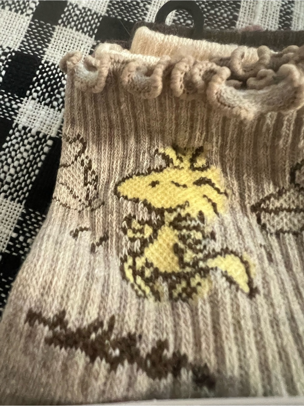 Peanuts Women’s 5 Pairs- Beige & Brown Harvest Crew Socks - Snoopy & Friends - Picture 3 of 11